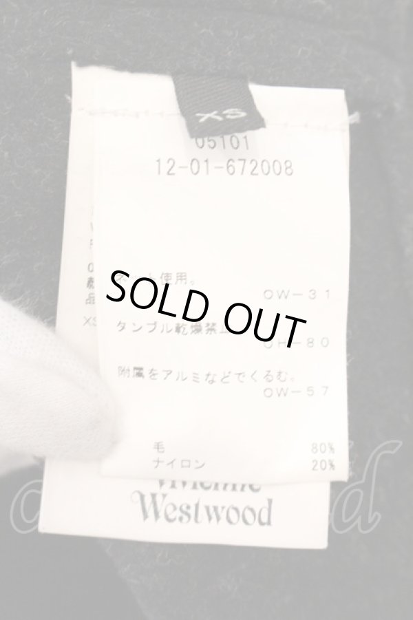 画像6: ヴィヴィアンウエストウッド 中古 / ハリスカラーウールシャツ XS グレー  O-26-04-26-006-jc-YM-OS (6)