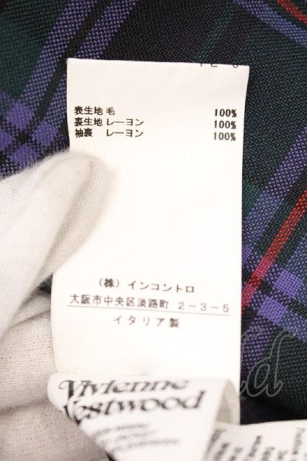 画像6: ヴィヴィアンウエストウッド 中古 / SI LOU LOU ジャケット （シ ルル） 40 グリーンｘピンク  O-26-04-26-009-jc-YM-OS (6)
