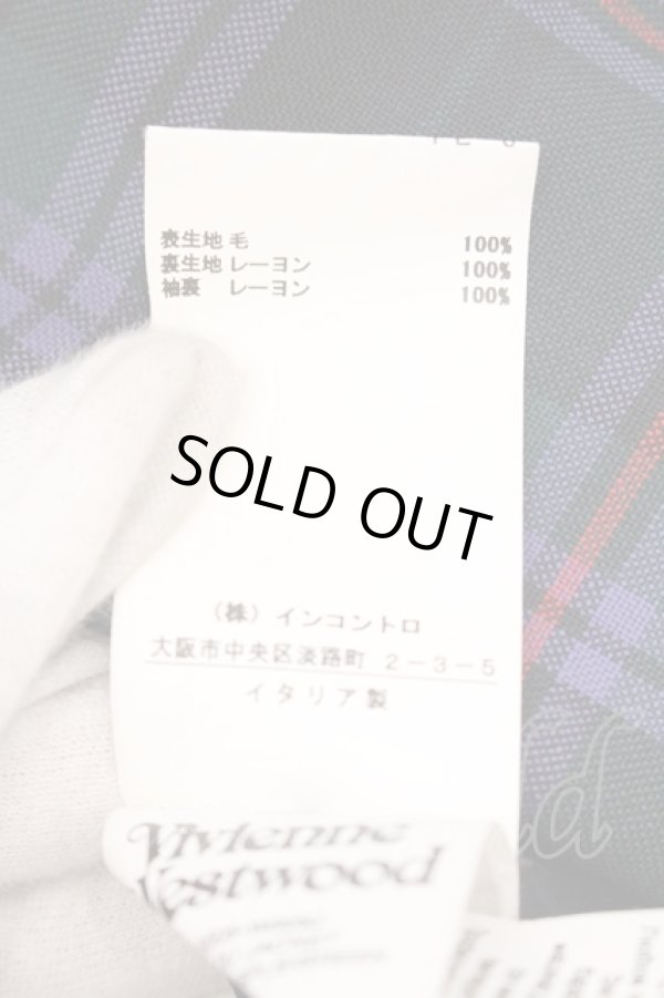 画像6: ヴィヴィアンウエストウッド 中古 / SI LOU LOU ジャケット （シ ルル） 40 グリーンｘピンク  O-26-04-26-009-jc-YM-ZH (6)