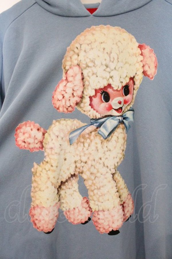 画像2: ヴィヴィアンウエストウッド 中古 / コットンラムビッグパーカー 00 ブルー  O-26-04-26-010-to-YM-OS (2)