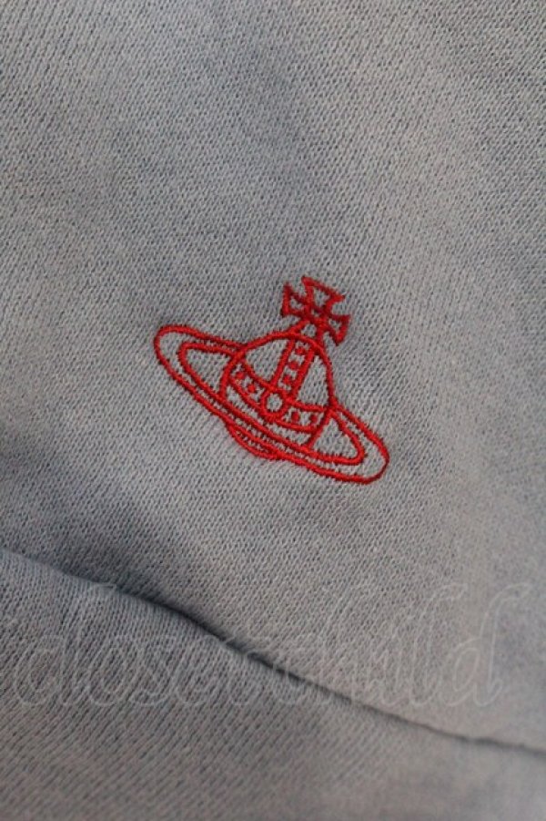 画像3: ヴィヴィアンウエストウッド 中古 / コットンラムビッグパーカー 00 ブルー  O-26-04-26-010-to-YM-OS (3)