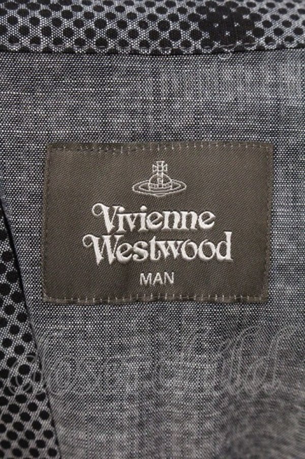 画像7: ヴィヴィアンウエストウッド MAN 中古 / 甚兵衛 F グレー  O-26-04-26-001-su-YM-OS (7)