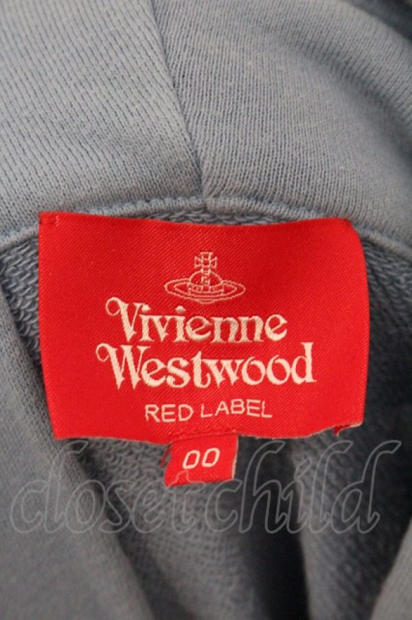 画像6: ヴィヴィアンウエストウッド 中古 / コットンラムビッグパーカー 00 ブルー  O-26-04-26-010-to-YM-OS (6)