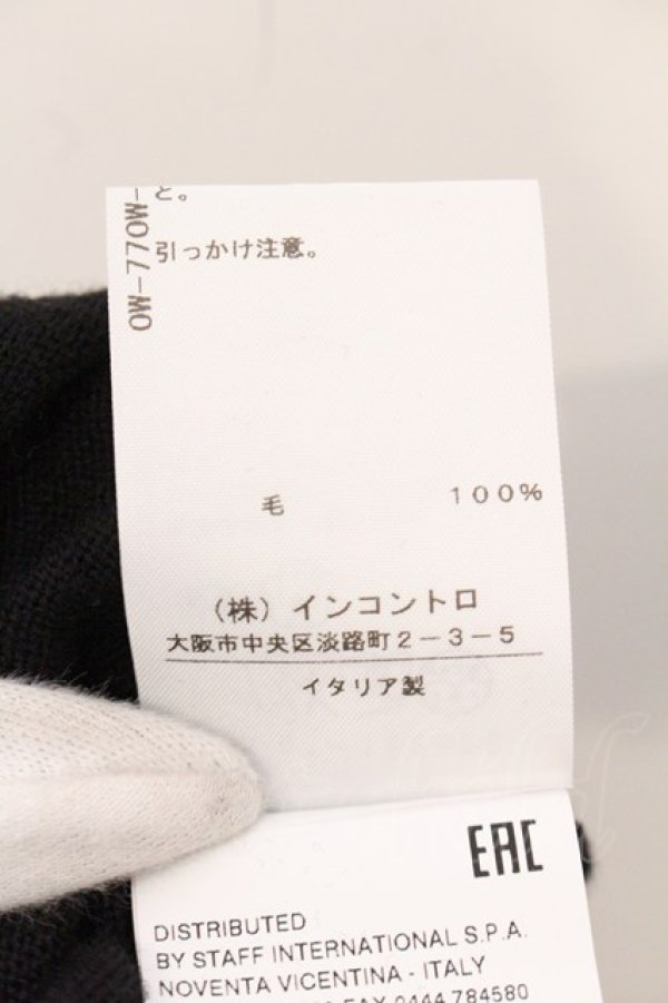 画像6: ヴィヴィアンウエストウッド 中古 / カラーオーブ刺繍タートルニット M ブラック  O-26-04-26-011-to-YM-OS (6)