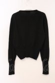 画像6: ヴィヴィアンウエストウッド 中古 / カラーオーブ刺繍カーディガン S ブラック  O-26-04-26-012-to-YM-OS (6)