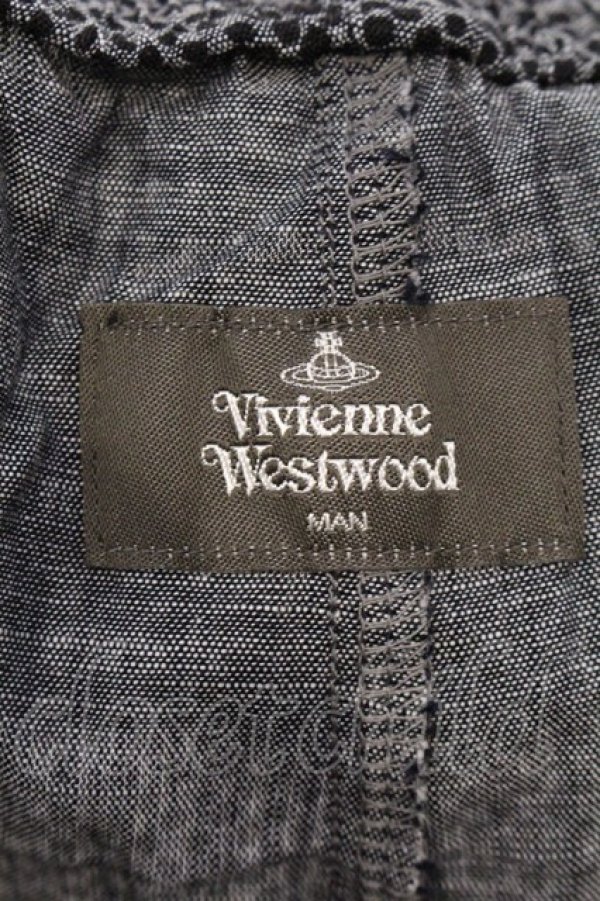 画像9: ヴィヴィアンウエストウッド MAN 中古 / 甚兵衛 F グレー  O-26-04-26-001-su-YM-OS (9)