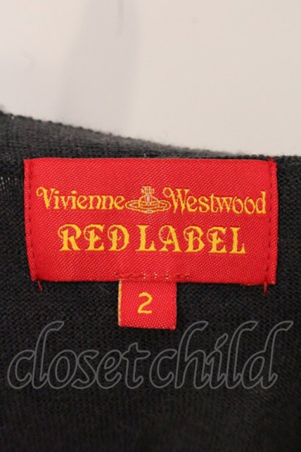 画像5: ヴィヴィアンウエストウッド 中古 / 単色オーブ刺繍Vネックカーディガン 2 グレー  O-26-04-26-013-to-YM-OS (5)