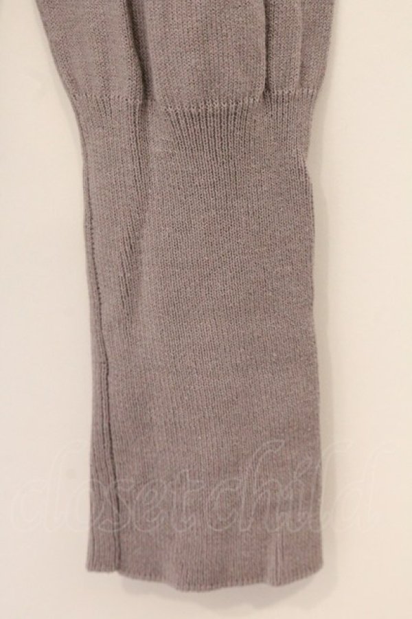 画像3: ヴィヴィアンウエストウッド 中古 / 単色オーブ刺繍Vネックカーディガン 2 グレージュ  O-26-04-26-014-to-YM-OS (3)