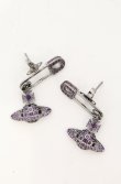 画像2: ヴィヴィアンウエストウッド 中古 / LUCRECEピアス（ルクレース）  ガンメタ×パープル  O-26-05-03-014-er-IG-OS (2)
