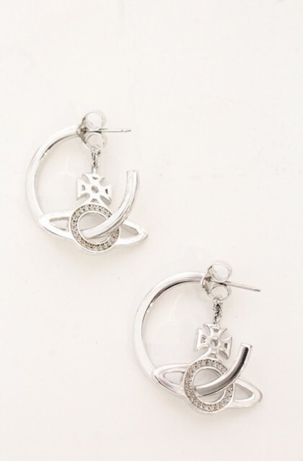 画像3: ヴィヴィアンウエストウッド 中古 / MIRANDAピアス  シルバー  O-26-05-03-015-er-IG-OS (3)