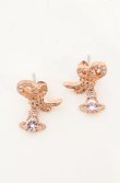 画像2: ヴィヴィアンウエストウッド 中古 / MILLYピアス  ピンクゴールド  O-26-05-03-016-er-IG-OS (2)