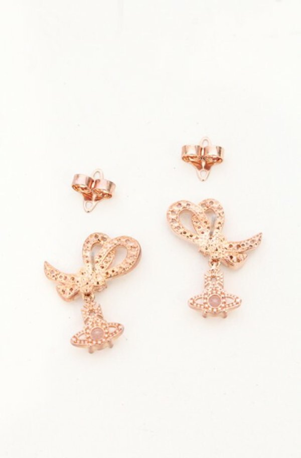 画像3: ヴィヴィアンウエストウッド 中古 / MILLYピアス  ピンクゴールド  O-26-05-03-016-er-IG-OS (3)