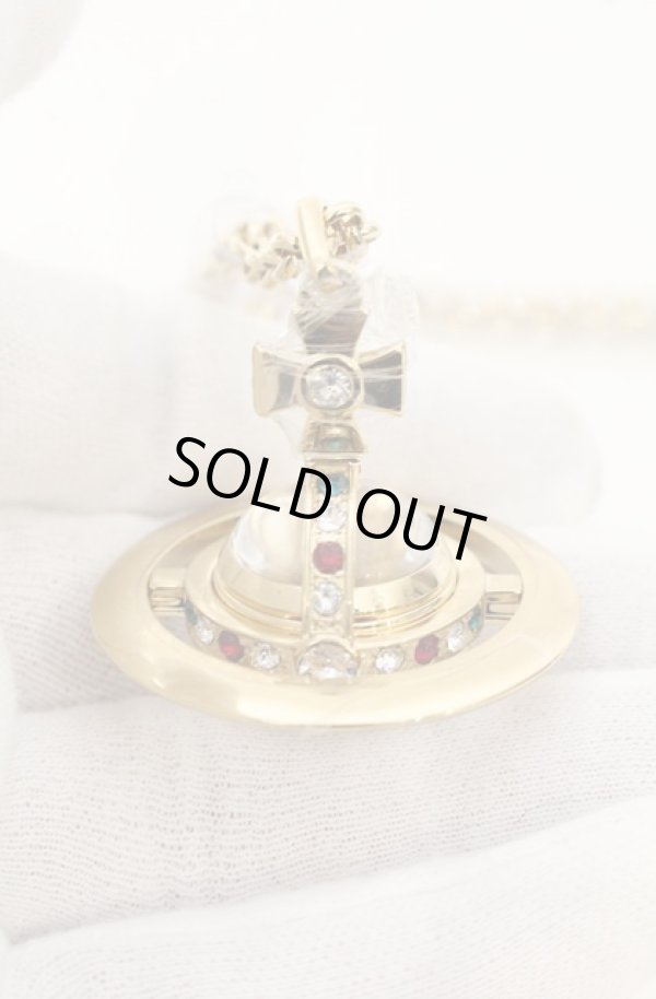 画像2: ヴィヴィアンウエストウッド 中古 / オーブウォッチ ネックレス  ゴールド  O-26-05-03-005-nl-IG-ZH (2)