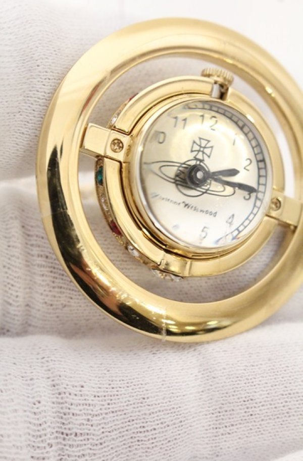 画像5: ヴィヴィアンウエストウッド 中古 / オーブウォッチ ネックレス  ゴールド  O-26-05-03-005-nl-IG-OS (5)