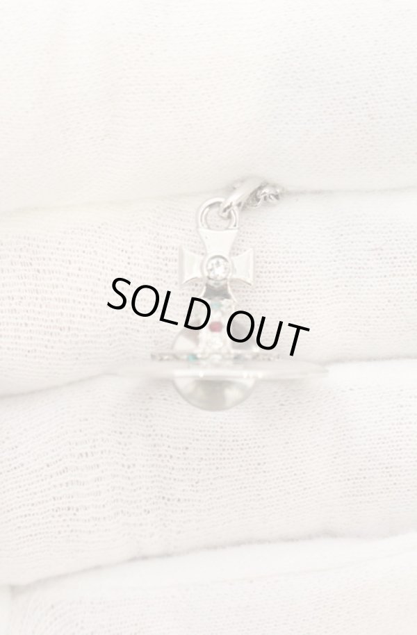 画像3: ヴィヴィアンウエストウッド 中古 / New tiny orb pendant（ニュータイニーオーブペンダント）  シルバー  O-26-05-03-006-nl-YM-OS (3)