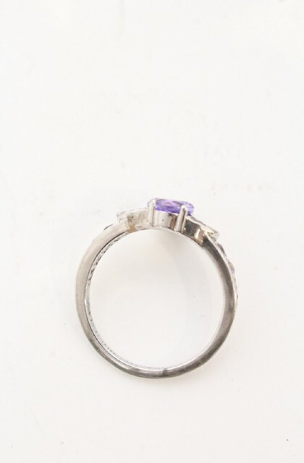 画像6: ヴィヴィアンウエストウッド 中古 / ISMENE RING（イスメネリング） M（約13号） シルバー×パープル  O-26-05-03-010-rg-IG-OS (6)
