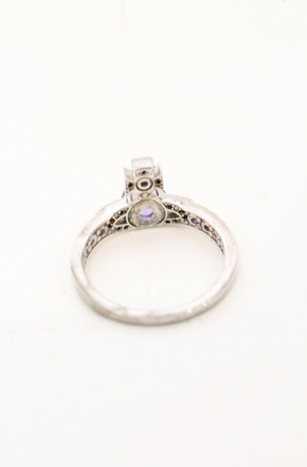 画像7: ヴィヴィアンウエストウッド 中古 / ISMENE RING（イスメネリング） M（約13号） シルバー×パープル  O-26-05-03-010-rg-IG-OS (7)