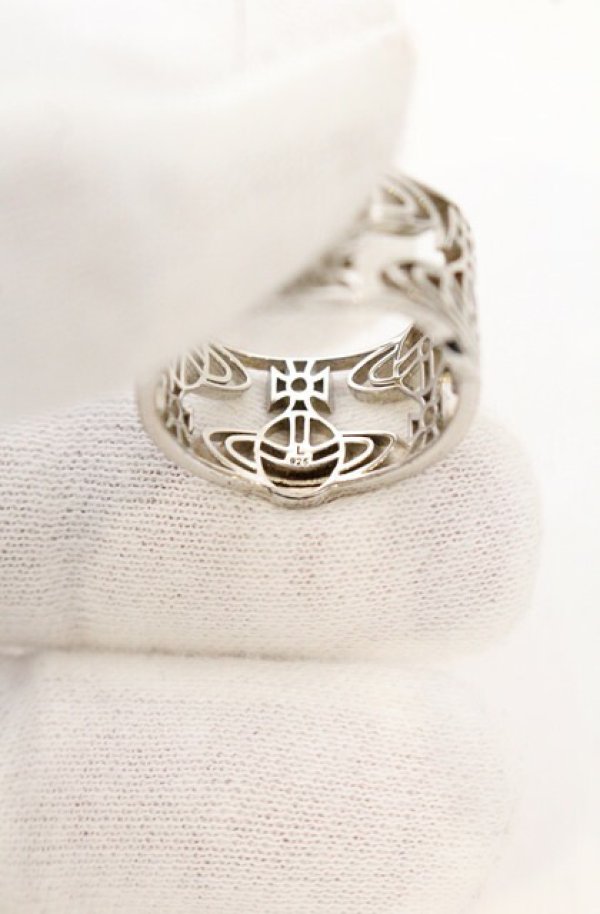 画像6: ヴィヴィアンウエストウッド MAN 中古 / DEVON シルバーリング L（約15号） シルバー  O-26-05-03-011-rg-IG-OS (6)