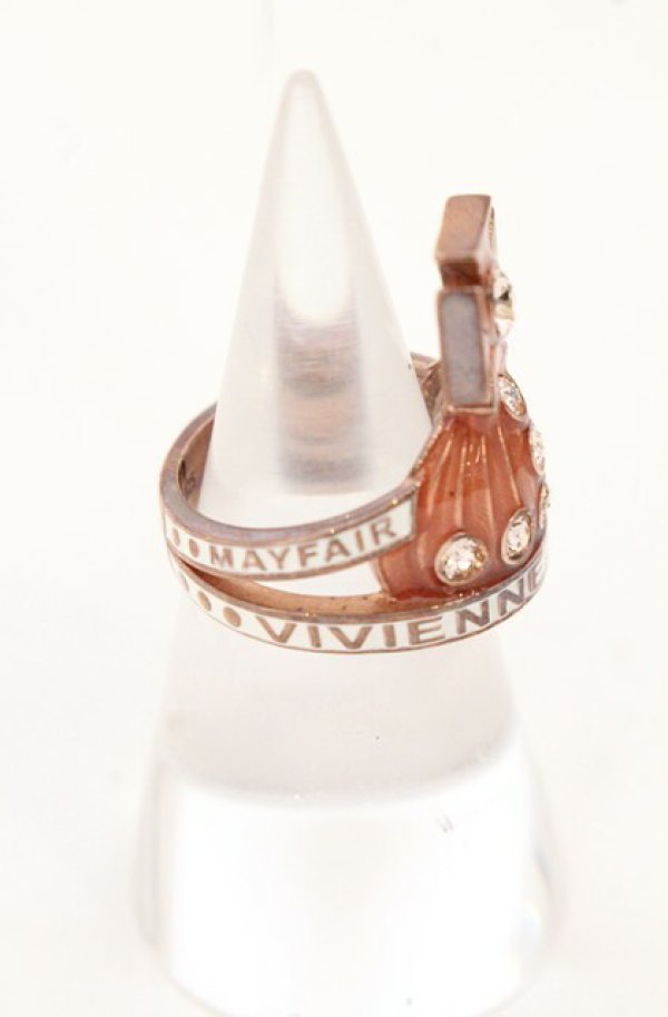 画像4: ヴィヴィアンウエストウッド 中古 / Regina Ring（レジーナリング） S（約11号） ピンクゴールド  O-26-05-03-012-rg-IG-OS (4)