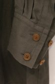 画像5: ヴィヴィアンウエストウッド 中古 / スタンドカラータックワイドシャツ 00 カーキ  O-26-05-10-015-bl-YM-OS (5)