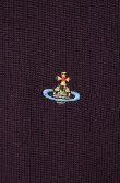 画像2: ヴィヴィアンウエストウッド 中古 / カラーオーブ刺繍ニットソー M パープル  O-26-05-10-023-to-YM-OS (2)
