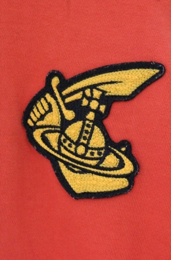 画像2: ANGLOMANIA 中古 / Hooded Pullover Sweatshirt（フーデッドプルオーバースウェットシャツ）パーカー XS オレンジ  O-26-05-10-025-to-YM-OS (2)