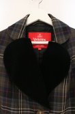 画像3: ヴィヴィアンウエストウッド 中古 / 24AW TARTAN CHECKラブジャケット 01 ブラウン  O-26-05-10-003-jc-IG-OS (3)