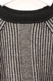 画像2: ANGLOMANIA 中古 / バックロングニットプルオーバー 38 ブラック  O-26-05-10-029-to-YM-OS (2)