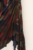 画像4: ヴィヴィアンウエストウッド 中古 / レーヨンエットCAMO ORB PRINTスクエアパネルスカート 00 カーキグリーン  O-26-05-10-031-sk-IG-OS (4)