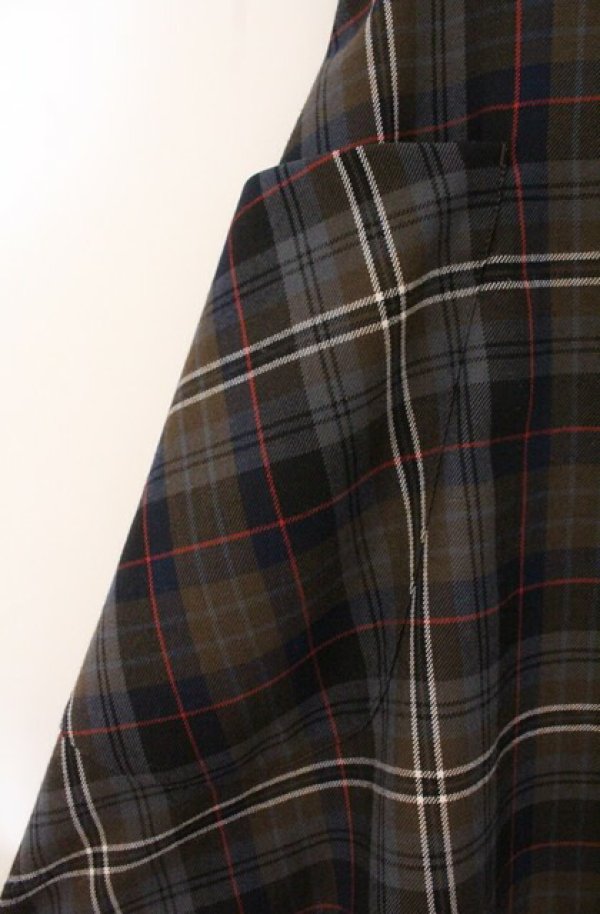 画像3: ヴィヴィアンウエストウッド 中古 / 24AW　TARTAN CHECK ライディングスカート 01 ブラウン  O-26-05-10-033-sk-IG-OS (3)