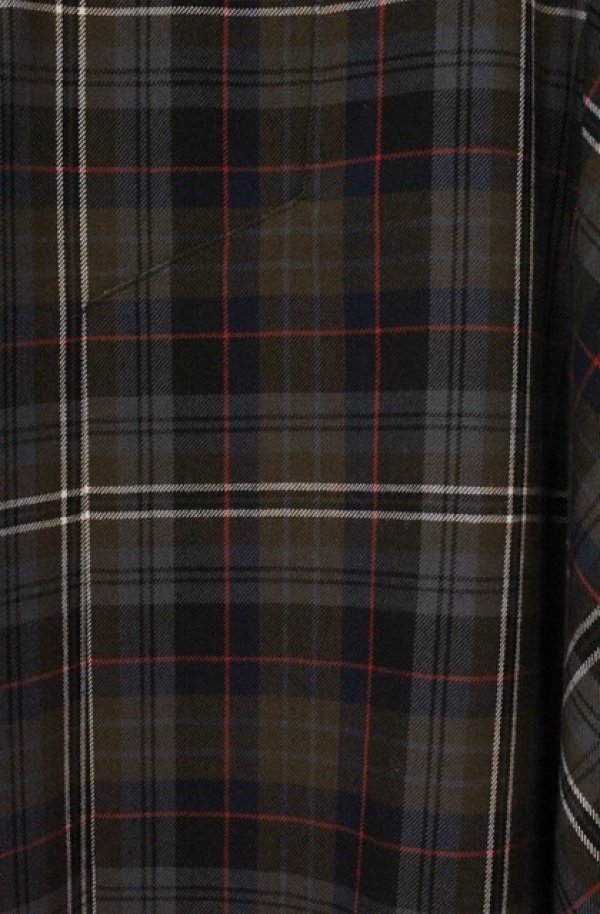 画像5: ヴィヴィアンウエストウッド 中古 / 24AW　TARTAN CHECK ライディングスカート 01 ブラウン  O-26-05-10-033-sk-IG-OS (5)
