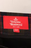 画像6: ヴィヴィアンウエストウッド 中古 / 24AW　TARTAN CHECK ライディングスカート 01 ブラウン  O-26-05-10-033-sk-IG-OS (6)