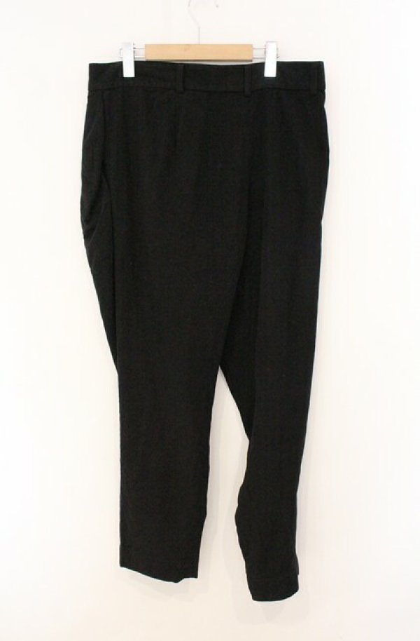 画像4: ANGLOMANIA 中古 / コットンスウェードパンツ 46 ブラック  O-26-05-10-038-pa-YM-OS (4)