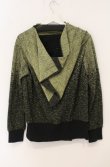 画像5: ANGLOMANIA 中古 / 魔女フードダブルジップパーカー 38 ネオンイエローｘブラック  O-26-05-10-004-to-YM-OS (5)