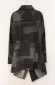 画像5: ヴィヴィアンウエストウッド MAN 中古 / パッチワーク風ロングシャツ 46 グレー  O-26-05-10-047-bl-YM-OS (5)