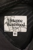 画像6: ヴィヴィアンウエストウッド MAN 中古 / パッチワーク風ロングシャツ 46 グレー  O-26-05-10-047-bl-YM-OS (6)