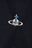 画像3: ヴィヴィアンウエストウッド MAN 中古 / アーガイルトライアングルカットソー 44 ネイビー  O-26-05-10-048-to-YM-OS (3)