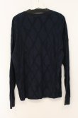 画像5: ヴィヴィアンウエストウッド MAN 中古 / アーガイルトライアングルカットソー 44 ネイビー  O-26-05-10-048-to-YM-OS (5)