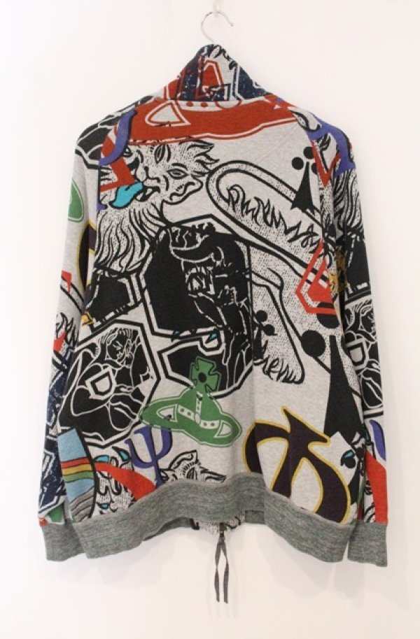 画像5: ヴィヴィアンウエストウッド 中古 / FRAT HOUSE ジップアップブルゾン  グレー  O-26-05-10-005-jc-IG-OS (5)