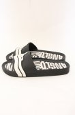 画像4: ヴィヴィアンウエストウッド×Melissa 中古 / BEACH SLIDE AD ORBサンダル JPN24cm ブラック×ホワイト  O-26-05-10-058-sh-IG-OS (4)