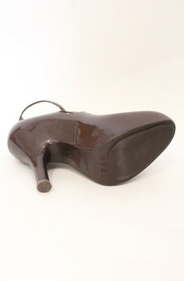 画像7: ヴィヴィアンウエストウッド×Melissa 中古 / Elevated 3-Strapシューズ JPN24.5cm ブラウン  O-26-05-10-059-sh-IG-OS (7)