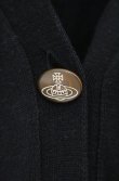 画像3: ヴィヴィアンウエストウッド 中古 / 単色オーブ刺繍カーディガン 2 ブラック  O-26-05-10-060-to-IG-OS (3)