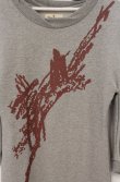 画像2: ANGLOMANIA 中古 / スプラッシュペイントスウェット 38 グレー  O-26-05-10-007-op-YM-OS (2)