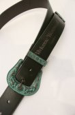 画像5: ヴィヴィアンウエストウッド 中古 / ヴィンテージバックルベルト  ブラックｘグリーン  O-26-05-17-025-gd-YM-OS (5)