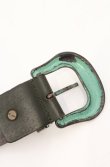 画像9: ヴィヴィアンウエストウッド 中古 / ヴィンテージバックルベルト  ブラックｘグリーン  O-26-05-17-025-gd-YM-OS (9)