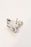 画像4: ヴィヴィアンウエストウッド 中古 / diamante heart stud pierce（ディアマンテハートスタッズピアス）  シルバーｘレッド  O-26-05-17-026-ac-YM-OS (4)