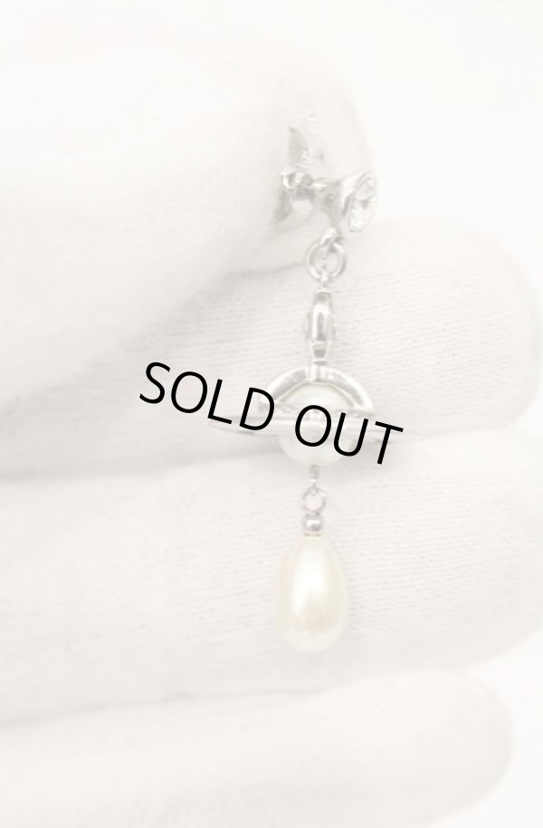 画像4: ヴィヴィアンウエストウッド MAN 中古 / MAN. PEARL DROP シングルピアス  シルバー  O-26-05-17-029-ac-YM-OS (4)