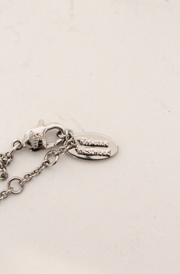 画像3: ヴィヴィアンウエストウッド 中古 / THIN LINES FLAT ORB ブレスレット（シンラインフラットオーブ）  シルバー  O-26-05-17-034-ac-YM-OS (3)