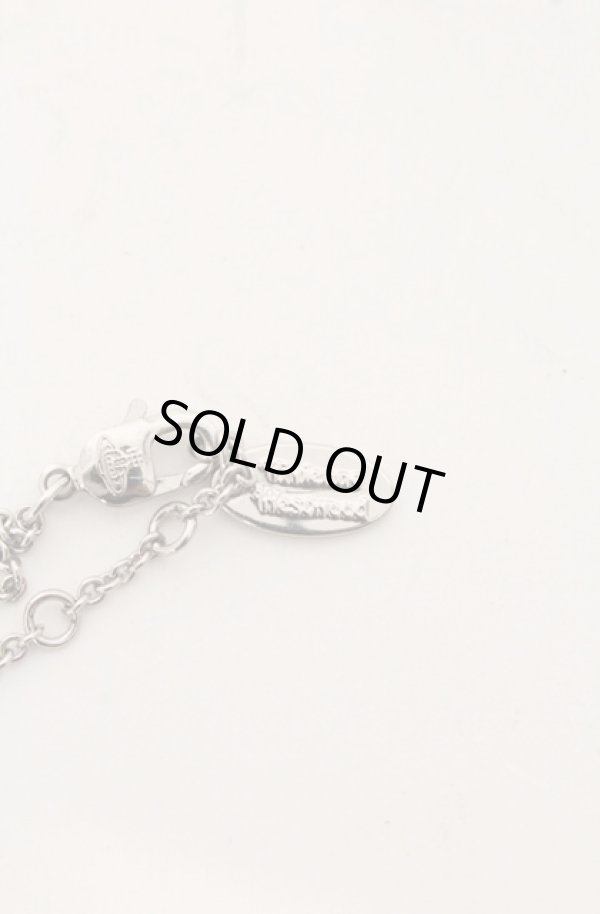 画像3: ヴィヴィアンウエストウッド 中古 / THIN LINES FLAT ORB ブレスレット（シンラインフラットオーブ）  シルバー  O-26-05-17-034-ac-YM-OS (3)