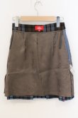 画像3: ヴィヴィアンウエストウッド 中古 / TARTAN CHECK ボックスプリーツミニスカート（タータンチェック） 01 ブルー  O-26-05-17-008-sk-YM-OS (3)